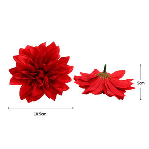 Flores Artificiales de Dalia de Dongchen Crafts, de Seda y Poliéster, para Decoración de Bodas, Decoración del Hogar, Accesorios, Arreglo de Escritorio 4G - Product Image 5