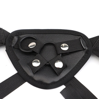 Promotion : Harnais porte-dildo portable, culotte réglable en cuir PU, ceinture pour jouets sexuels lesbiens pour femme