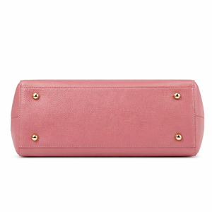 Bolso de Mano de Cuero Rosa Personalizado y Portátil con Correa de Hombro Desmontable, Bolso de Hombro de Alta Calidad al por Mayor de Fábrica - Product Image 5