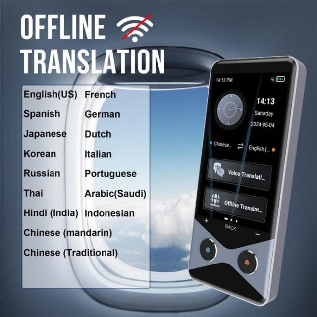 Hot Selling Support 137 Languages AI Smart Translator 4G WiFi Offline Photo Translation Device