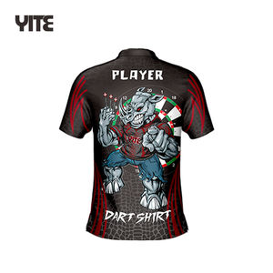 Alta calidad diseño personalizado dardos <span class=keywords><strong>Jersey</strong></span> venta al por mayor hombres dardos camisa sublimación <span class=keywords><strong>Polo</strong></span> camiseta para <span class=keywords><strong>Club</strong></span> - Product Image 3
