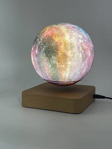 Lampe lunaire à lévitation magnétique, lampe de ciel à impression 3D flottante et tournante pour cadeau de Noël - Product Image 5