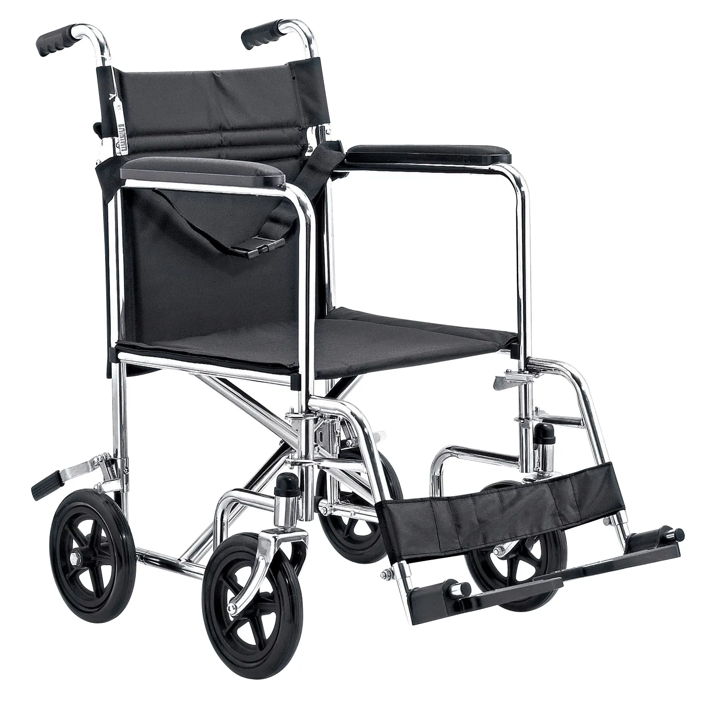 Silla de Rueda repose-pied en plastique léger aluminium inclinable tetraplegia fauteuil roulant manuel siège et dossier fauteuil roulant