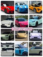 Film de protection de voiture rouge course super brillant, film changeant de couleur, protection UV, protection UV à 99%, application sans bulles, séchage rapide, 1,52*17m, vinyle PET PVC