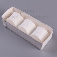 Emballage de bouteille de café en pulpe jetable biodégradable, plateau en pulpe moulée pour usage cadeau