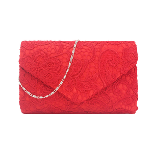Nouvelle pochette de soirée pour femme, perles et chaîne en polyester, forme enveloppe, fermeture magnétique - Product Image 1