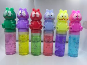 ของเล่นสไลม์รูปสัตว์น่ารักแบบใหม่ ขวดแมวใส สีสันสดใส ดินคริสตัลวิเศษ ปลอดภัย ช่วยคลายเครียด ของเล่นระบายอารมณ์สำหรับเด็กและผู้ใหญ่ - Product Image 2