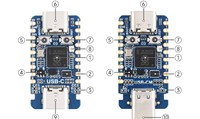 Placa de Desarrollo RP2350-USB-C con Puerto USB-C, Arquitectura RISC-V, IoT/Hardware Informático, GPIO 2350-USB-C