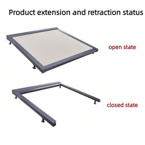 Auvent rétractable électrique pour pergola <span class=keywords><strong>de</strong></span> véranda, pare-soleil, auvent horizontal en aluminium pour <span class=keywords><strong>toit</strong></span> - Product Image 4