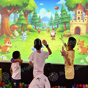 Kids Interactive Wall Game Equipment <b>with</b> AR Smash Ball Projection System for Indoor Playground and Amusement Park - Product Image 4