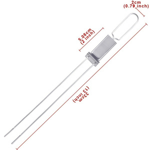 Stainless Steel Durable <b>BBQ</b> Skewer Sticks with Push Bar Barbecue <b>Tools</b> for Grilling Camping Eco-Friendly Use - Product Image 6