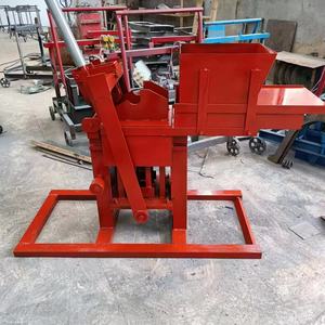 Fabrik Direkt verkauf Guter Preis Gesamt handbuch Ton schlamm Ineinandergreifende Ziegel herstellungs maschinen für den ländlichen Raum mit - Product Image 1