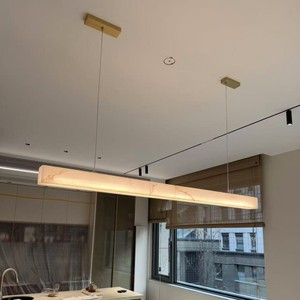 Lampadario Moderno in Marmo per Ristorante, <span class=keywords><strong>Soggiorno</strong></span> e <span class=keywords><strong>Sala</strong></span> da <span class=keywords><strong>Pranzo</strong></span>, Design Decorativo in Alabastro per Tavolo da <span class=keywords><strong>Pranzo</strong></span> - Product Image 2