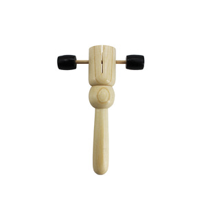 Tube sonore double rainuré en gros, instrument de percussion Orff, tube sonore en bois, jouet éducatif musical pour enfants - Product Image 1