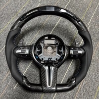 Volant en cuir suédé LED M Performance compatible avec BMW F30 F10 F32 F10 F20 F07 F01 E46 E60 E90 M3 M4 M5 M6