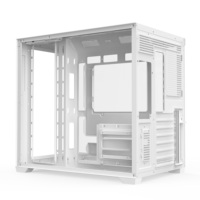 White Gaming PC Case New Design ATX MATX ITX Desktop Computer Chassis with Side Tempered Glass