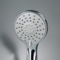 Pommeau de Douche Portable ABS Écologique à 3 Jets Haute Pression, Économiseur d'Eau, Style Moderne, avec Douchette à Main pour Hôtels et Salles de Bain