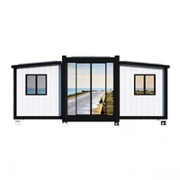 Maison conteneur modulaire préfabriquée de haute qualité de 40 pieds avec système d'énergie solaire – Atelier moderne, bureau, logement