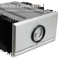 Boîtier de commande en aluminium sur mesure pour préamplificateur domestique, châssis audio en métal usiné CNC pour récepteurs et amplificateurs