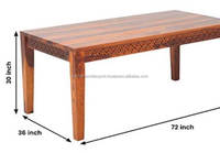 Ensemble de table à manger en bois exclusif de qualité supérieure fait à la main Design traditionnel pour l'école ou la cuisine