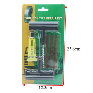 <span class=keywords><strong>Kit</strong></span> de Reparación de Pinchazos de Neumáticos de Coche sin Cámara de Alta Calidad, Manual, de Emergencia, de Metal y PP, de Uso General para Bicicletas y Motocicletas - Product Image 6