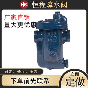 Trampa de Vapor de Cubeta Invertida DN15 DN20 DN25 Roscada PN16 Hierro Dúctil Ahorro de Energía para Equipos de Secado - Product Image 3