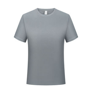 Customized Short Sleeve T-Shirt 150g Polyester Solid Color For Leisure Work Uniforms Team Building Events - Product Image 4