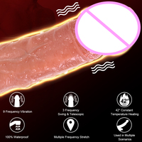 Gode 12 pouces Anal Xxl Silicone énorme réaliste télécommande gros gode vibrateur pour les femmes Sex Toy sangle sur la poussée gode