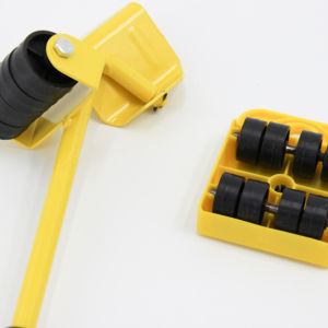 قوي ودائم رفع 5 قطعة الأثاث النقل الأسطوانة مجموعة جسم ثقيل المحرك تتحرك أداة - Product Image 1