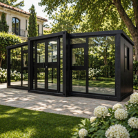 Conteneurs modulaires à double extension pour salles de classe, toilettes SAA, cabines scolaires 30ft 10ft, Premium 40 CE AS, Villa moderne style café, Abri