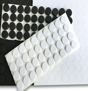 Cuscinetti in Gomma Autoadesivi, Tamponi in Silicone Adesivi, Protezioni per Mobili e Armadi, Piedini Rotondi in Schiuma - Product Image 2