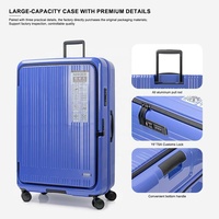 Ensemble de 3 valises extra larges extensibles à ouverture frontale pour PC, avec serrure TSA, roulettes multidirectionnelles, volume maximal pour voyage de 30 jours, service ODM