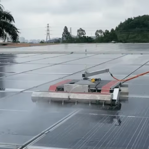 หุ่นยนต์ทำความสะอาดแผงโซลาร์เซลล์อุตสาหกรรม <span class=keywords><strong>RE</strong></span>-YINCAI แบบครอว์เลอร์ ควบคุมอัตโนมัติด้วยรีโมท - Product Image 2