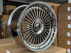 Jantes de voiture de tourisme Trz 18 19 pouces JDM 5x112 5x100 5x120 jantes en alliage d'aluminium jantes en aluminium flow forming chrome pour <span class=keywords><strong>Alpina</strong></span> <span class=keywords><strong>bmw</strong></span> - Product Image 2