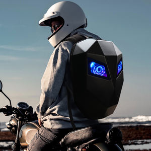Mochila <span class=keywords><strong>Inteligente</strong></span> con Pantalla LED ABS para Motocicleta, Control <span class=keywords><strong>Inteligente</strong></span> por Aplicación, Accesorios para Motocicleta, Cremallera, <span class=keywords><strong>Casco</strong></span> para Motocicleta, Portátil - Product Image 2