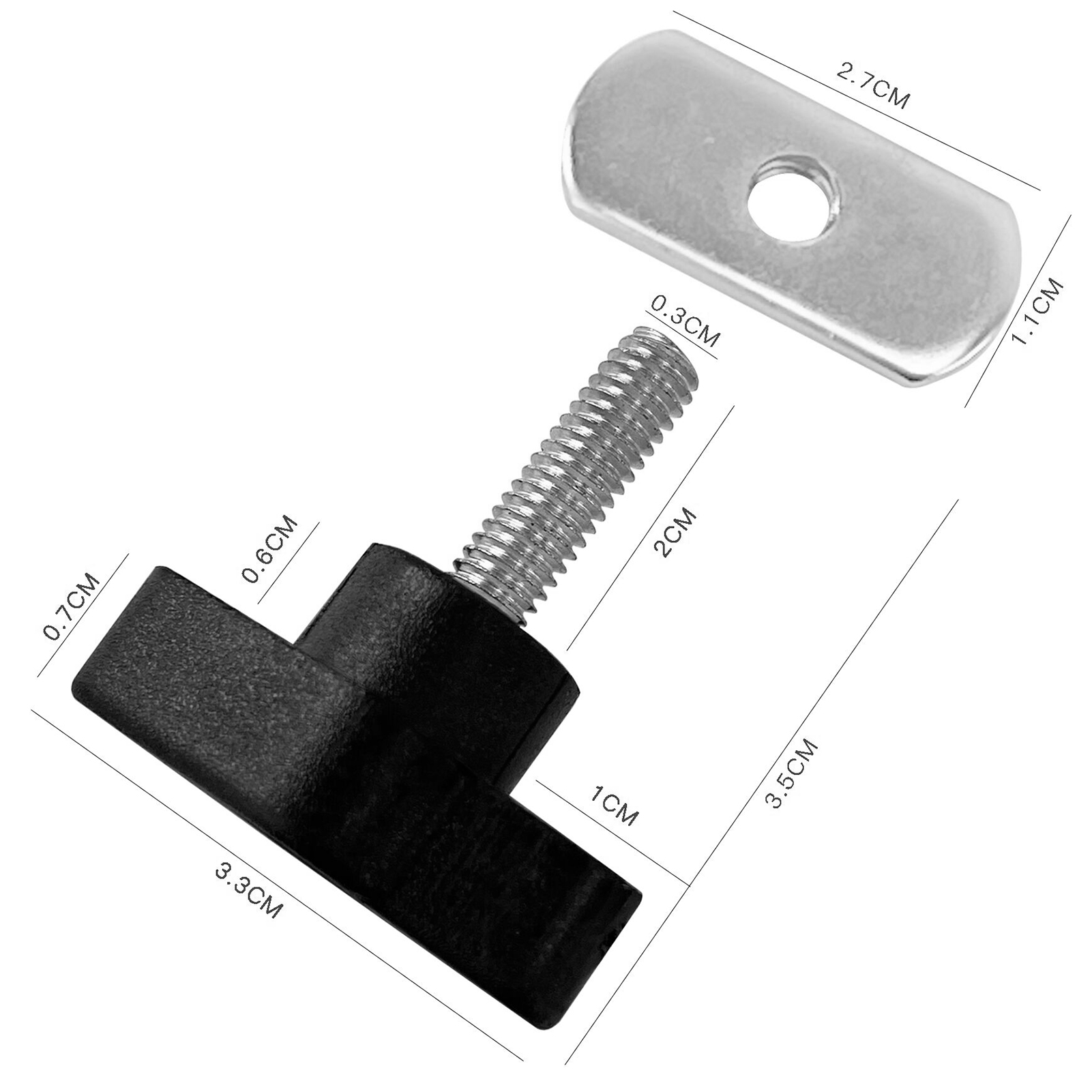 fasteners for attaching accessories to a fishing kayak Kayak Screws & Nuts