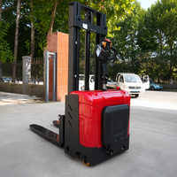 Chariot élévateur à palettes électrique à trois points, alimenté par batterie, pour le chargement en entrepôt, taille personnalisée, ensemble et kit