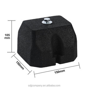 Support de base pour unité de climatisation extérieure avec coussinets antichoc et pieds en caoutchouc moulé pour unité extérieure de <span class=keywords><strong>climatiseur</strong></span>, <span class=keywords><strong>bloc</strong></span> en caoutchouc découpé - Product Image 6