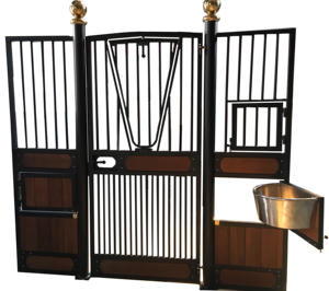 Puestos de equipo equino clásico con recubrimiento de polvo de bambú portátil de 3m x 2,2 m Caja de <span class=keywords><strong>caballos</strong></span> Puestos de <span class=keywords><strong>caballos</strong></span> estables - Product Image 1