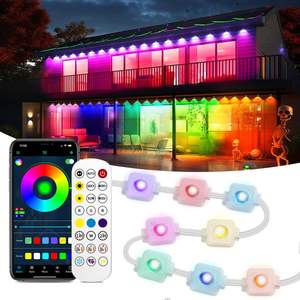Luces Exteriores Inteligentes RGBIC IP67 a Prueba de Agua, Regulables, con 72 Modos de Escena para Decoraciones Navideñas y Festivas, Venta al Por Mayor - Product Image 1