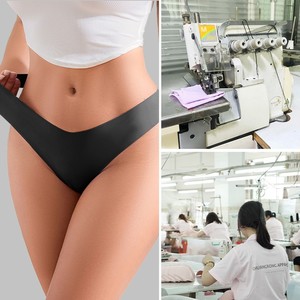 Perizoma a vita bassa traspirante e antibatterico in 52 colori, T-Back in seta ghiaccio OEM per donna taglie forti all'ingrosso - Product Image 2
