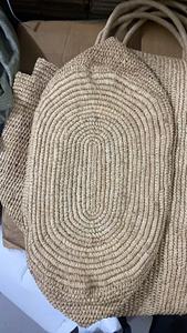 Bolso de Mano de Rafia Tejida a Crochet de Alta Calidad para Mujer, Primavera-Verano, Casual, Abierto, para Vacaciones al Aire Libre - Product Image 5