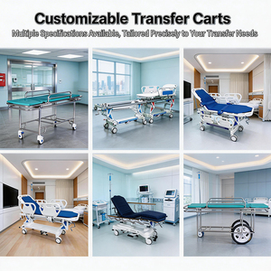 Vehículo de Transporte para Pacientes de UCI, Vehículo de Transporte Hospitalario con Cuatro Barandas de Seguridad para el Transporte de Pacientes en Emergencias - Product Image 4