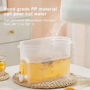 Wholesale Summer Refrigerator Plastic Fruit Teapot Lemonade Cold <b>Kettle</b> with Faucet - Product Image 4
