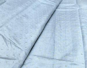 Soft Woven Poly Raw <b>Silk</b> <b>Fabric</b> Lightweight Quick-dry Breathable Abstract Geometric Flower Pattern Women's Dress Making Home - Product Image 4