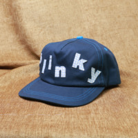 Casquette de baseball ajustable en coton à 5 panneaux, avec applique de lettres personnalisées et boucle en plastique, directement de l'usine