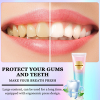 Dentifrice à la Nicotinamide Saveur Menthe Fraîche Ingrédients Blanchissants à Base de Plantes pour Soins Bucco-Dentaires à Domicile et en Hôtel Élimine les Taches sur Tous les Dents