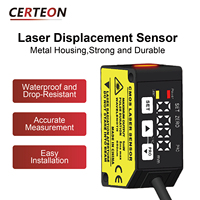 Pengukur Ketebalan OEM Presisi Tinggi PNP NPN RS485 4-20mA 0-5V Output Sensor Perpindahan Laser
