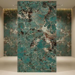 Gạch lát nền và ốp tường khổ lớn 1200x2400 Foshan cao cấp, chất liệu Porcelain giả đá cẩm thạch, đá Sintered