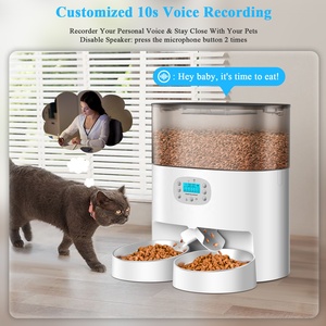 Distributeur de nourriture pour animaux de compagnie, 5L, Semi-automatique, repas unique, compagnon de chat, petite gravité, Tuya, Wifi, mangeoire pour animaux de compagnie, minuterie 2 repas - Product Image 5